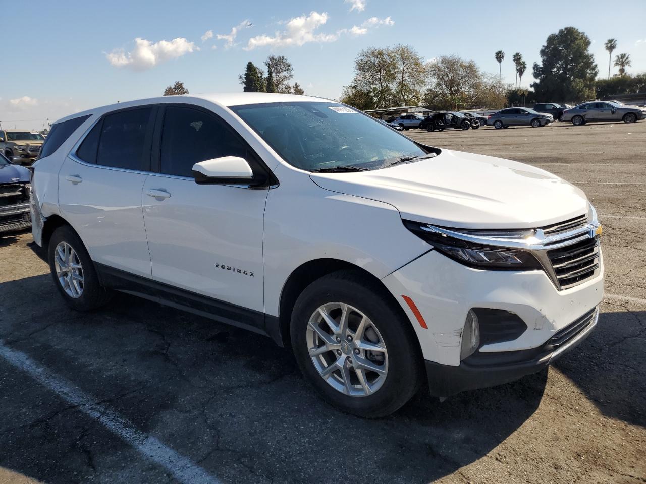 2022 Chevrolet Equinox VIN 3GNAXUEV5NL203415 Copart auction photo, rear end / front end damage thumbnail 4