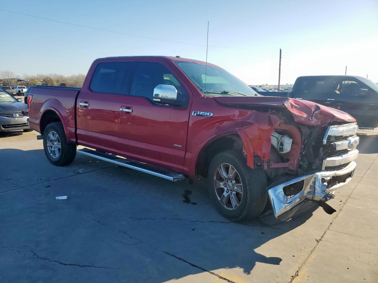 2015 Ford F-150 VIN 1FTEW1CG0FFC29352 Copart auction photo, all over damage thumbnail 4