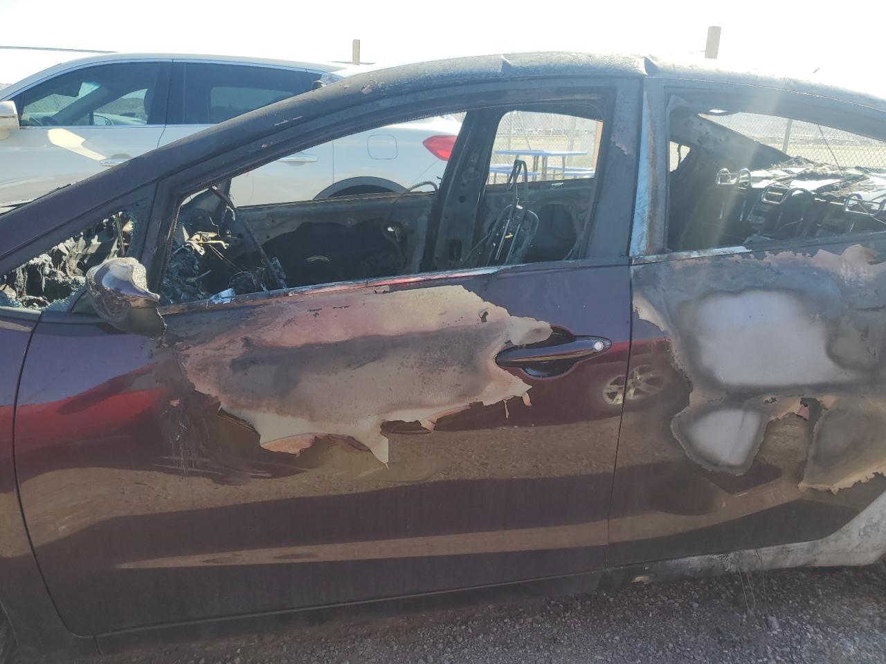 2017 KIA Forte VIN 3KPFL4A77HE144944 Copart auction photo, burn damage thumbnail 7