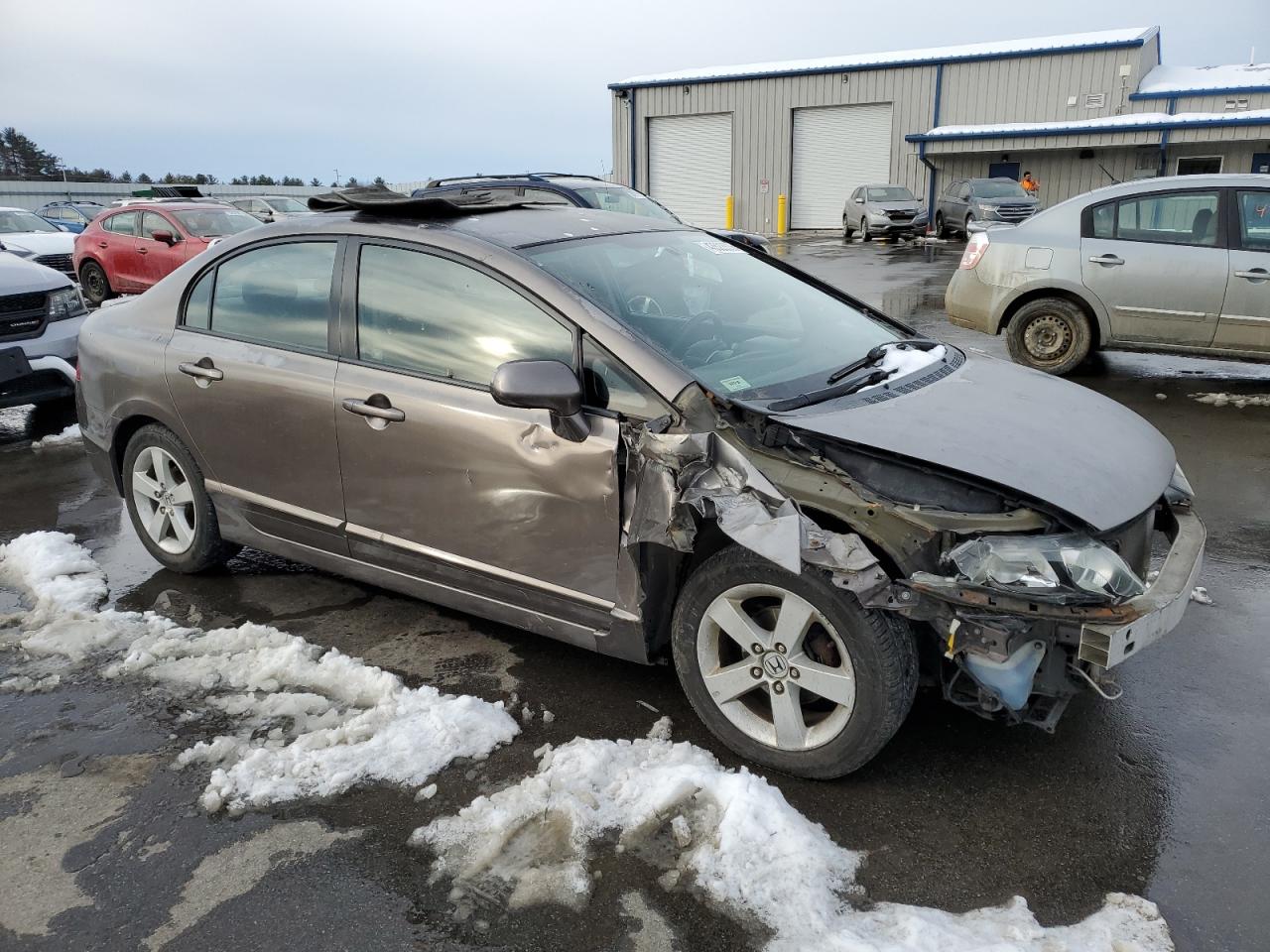 2010 Honda Civic VIN 2HGFA1F60AH526457 Copart auction photo, front end damage thumbnail 4