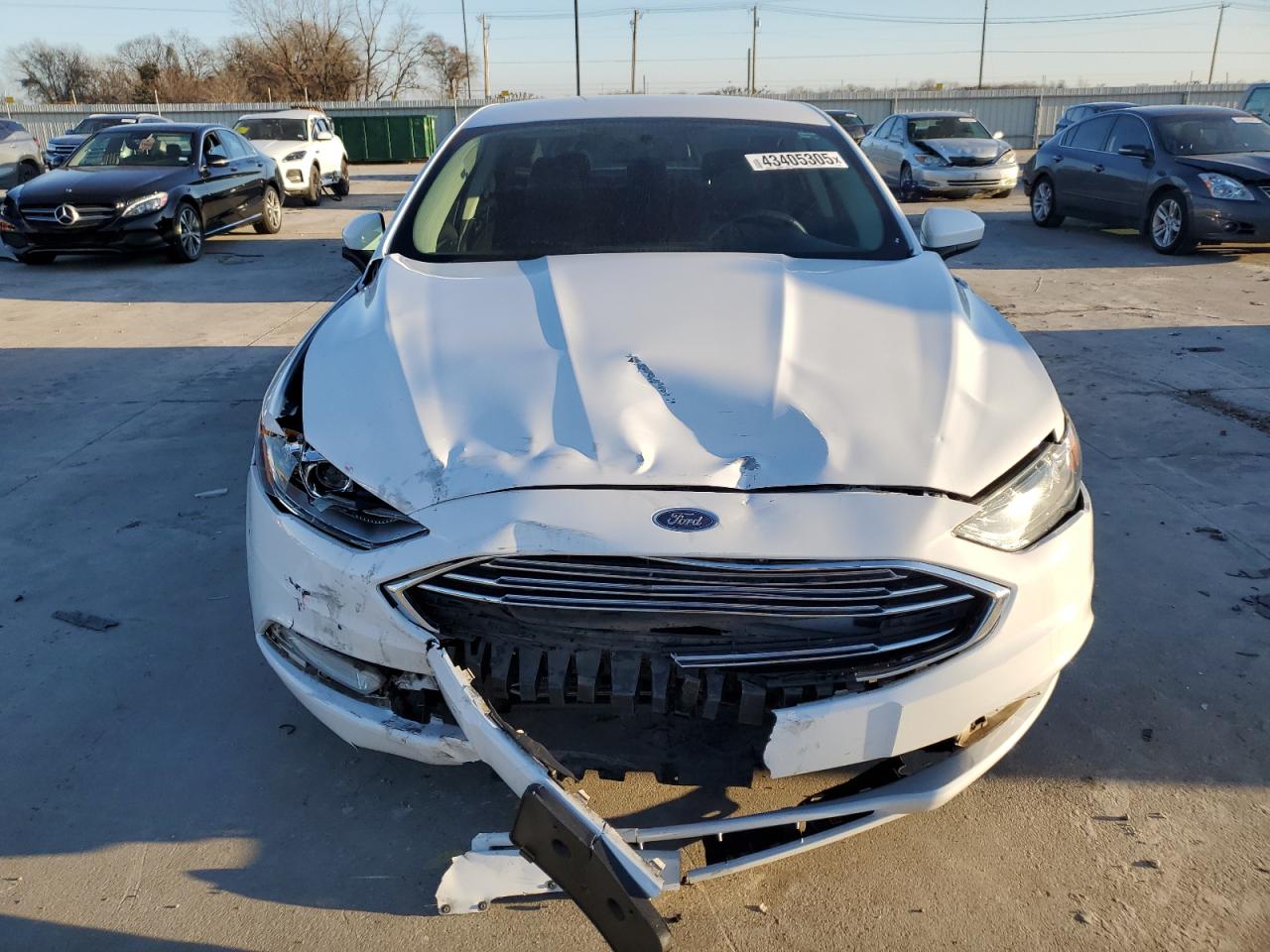 2018 Ford Fusion VIN 3FA6P0LU0JR198168 Copart auction photo, front end damage thumbnail 5