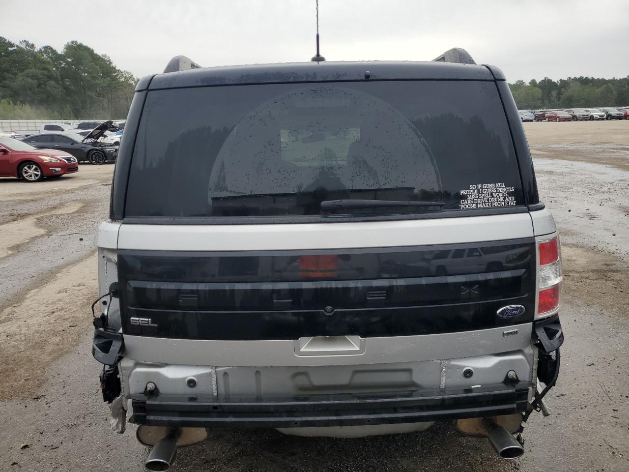 2017 Ford Flex VIN 2FMHK6C83HBA05961 Copart auction photo, all over damage thumbnail 6