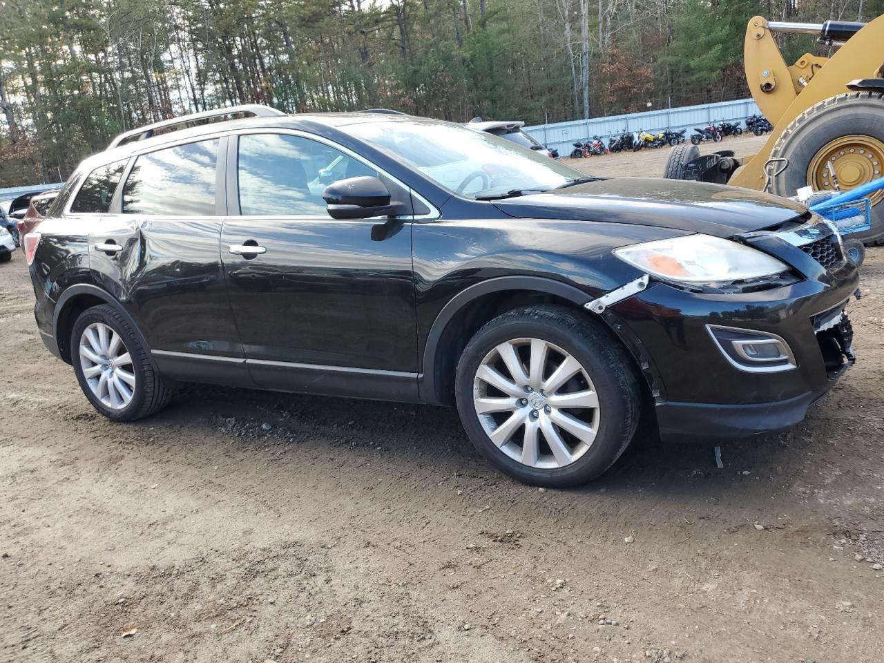 2010 Mazda CX-9 VIN JM3TB3MV3A0219591 Copart auction photo, front end / side damage thumbnail 4
