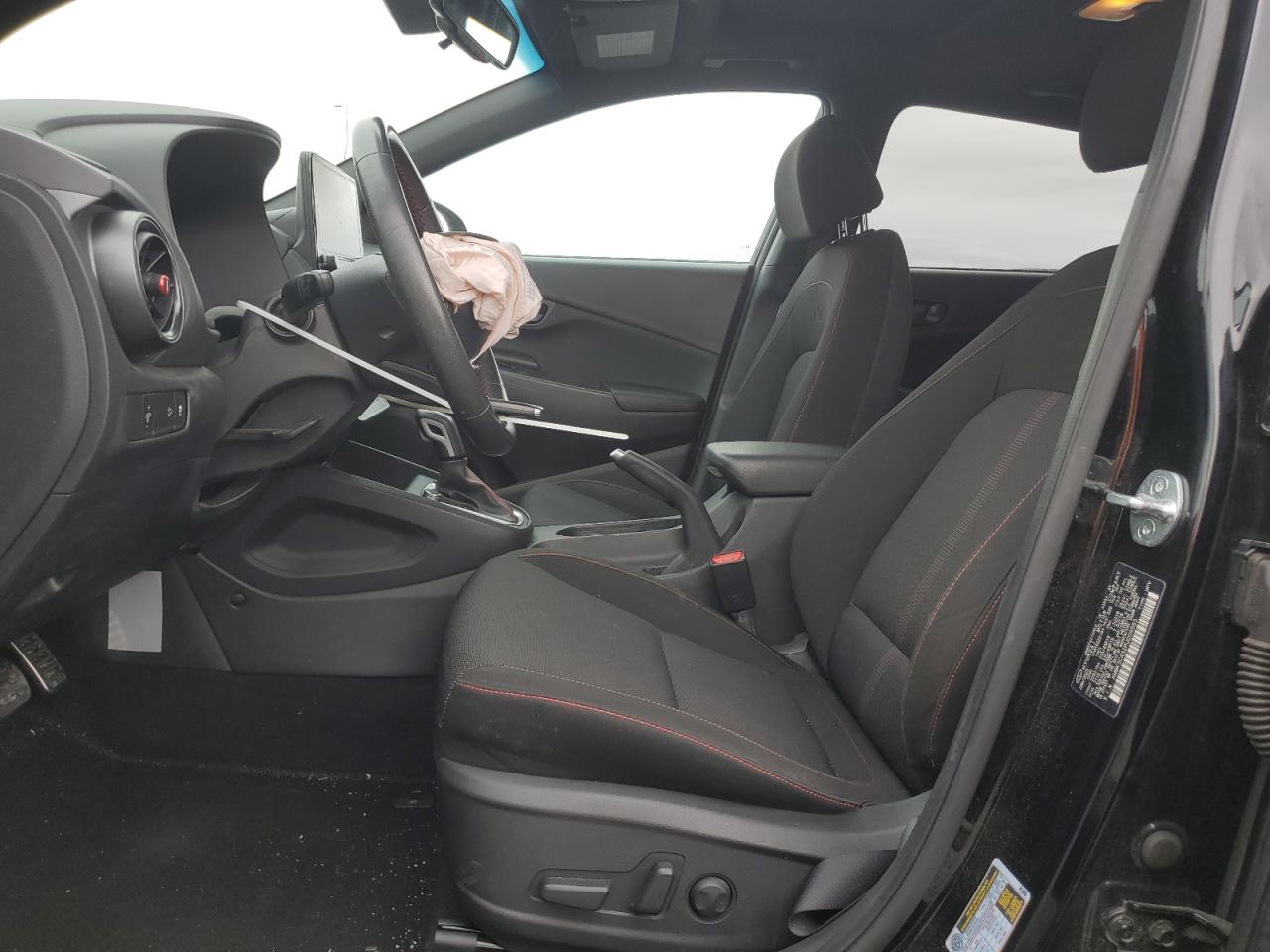 2023 Hyundai Kona VIN KM8K3CA32PU009565 Copart auction photo, front end damage thumbnail 7