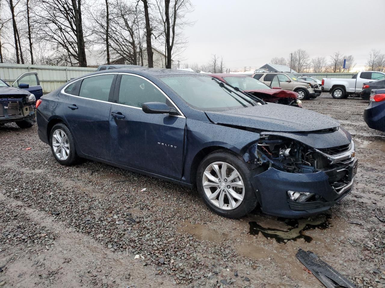 2020 Chevrolet Malibu VIN 1G1ZD5ST7LF123174 Copart auction photo, front end / side damage thumbnail 4