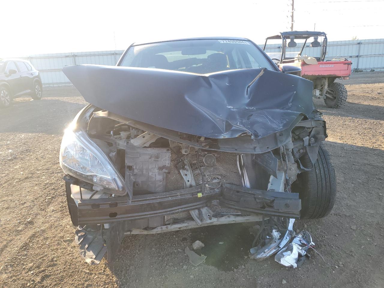 2014 Nissan Sentra VIN 3N1AB7AP6EL678218 Copart auction photo, front end / side damage thumbnail 5