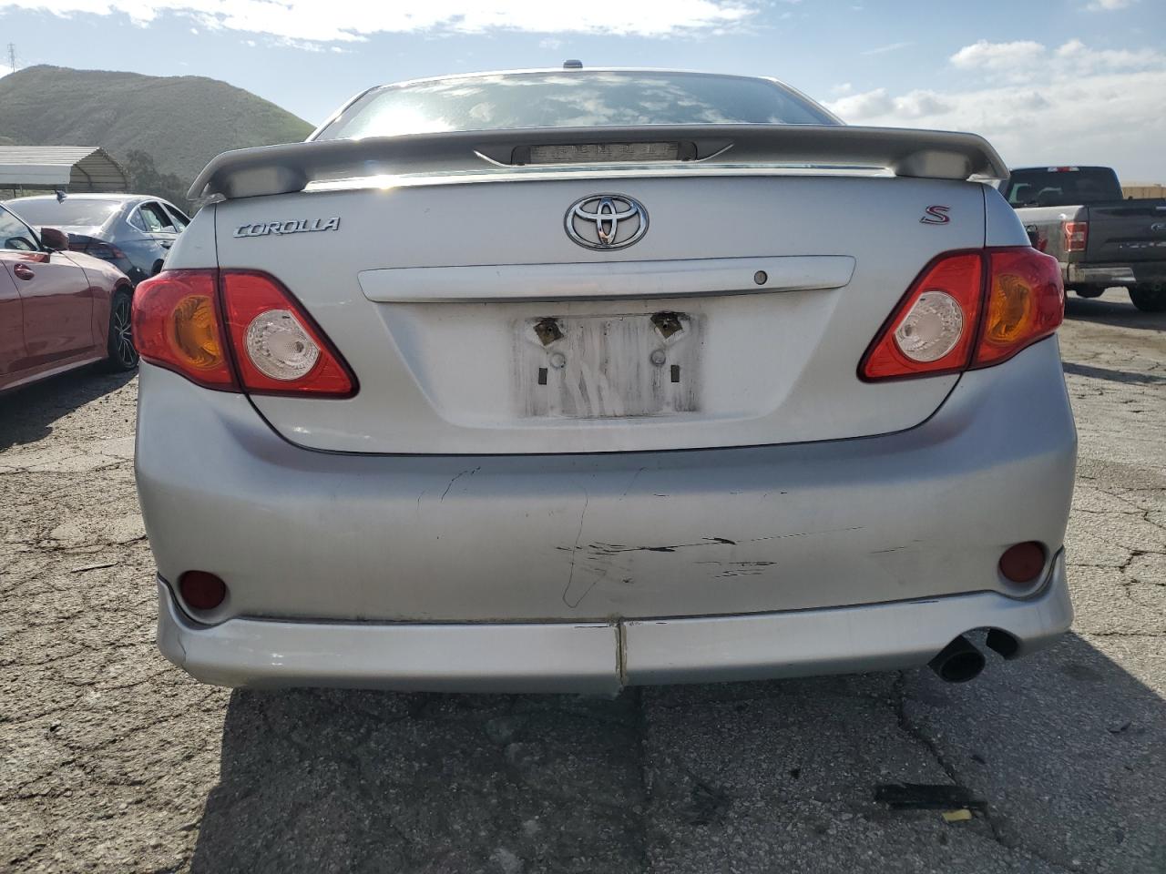 2010 Toyota Corolla VIN 1NXBU4EE3AZ343190 Copart auction photo, front end / side damage thumbnail 6