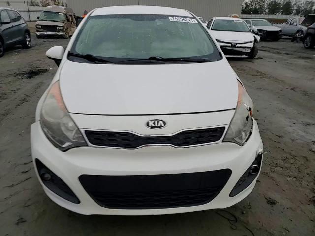 2013 KIA Rio VIN KNADN5A36D6156763 Copart auction photo, front end / side damage thumbnail 11