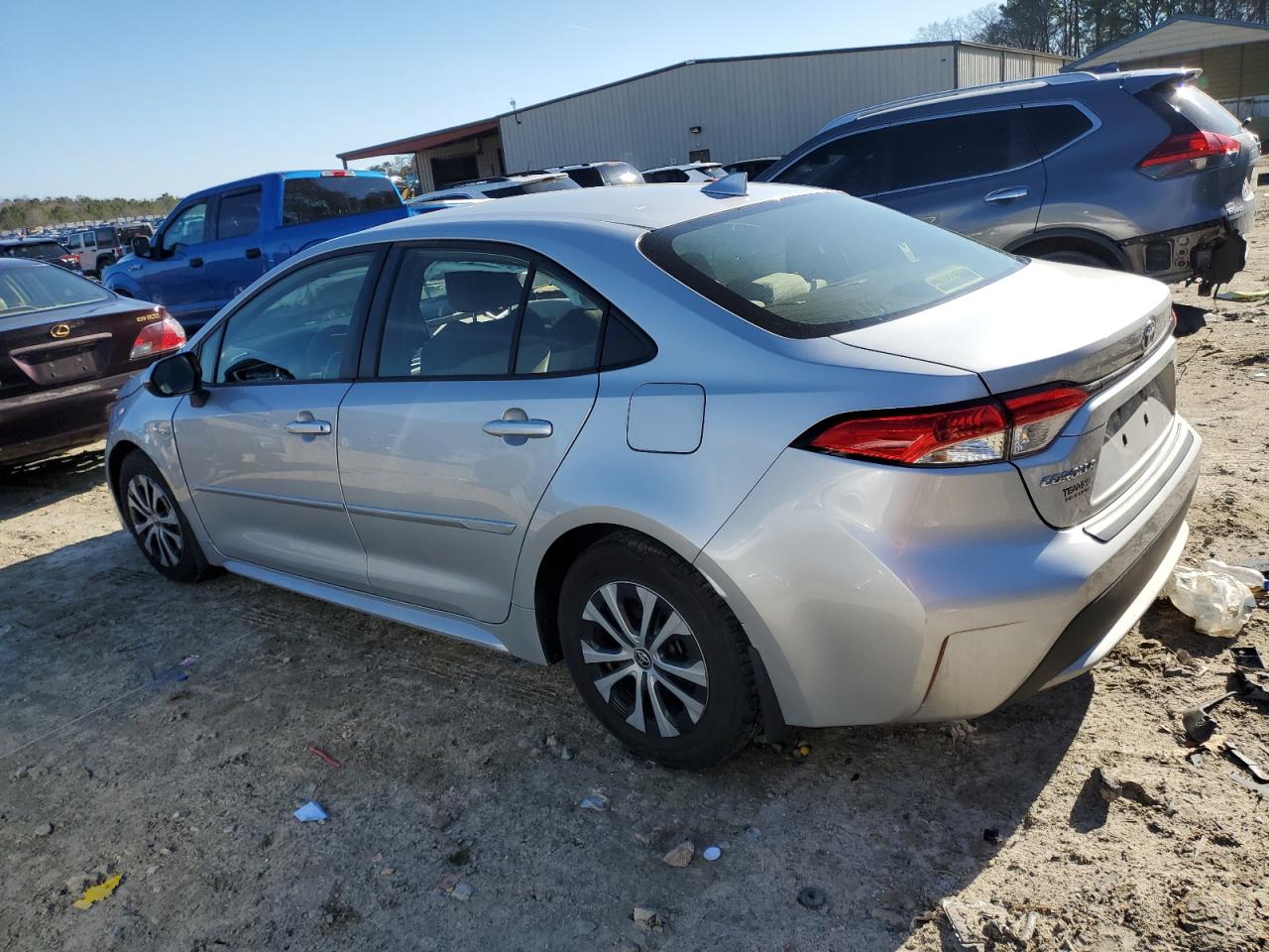 2020 Toyota Corolla VIN JTDEBRBE2LJ012789 Copart auction photo, all over damage thumbnail 2