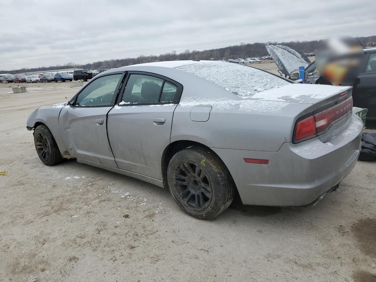 2013 Dodge Charger VIN 2C3CDXBGXDH600079 Copart auction photo, front end / side damage thumbnail 2