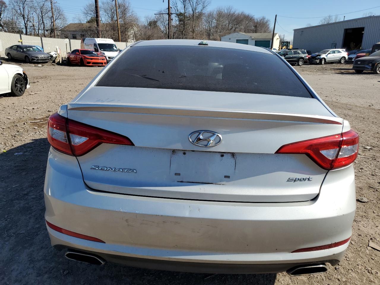 2016 Hyundai Sonata VIN 5NPE34AF6GH427350 Copart auction photo, front end / side damage thumbnail 6