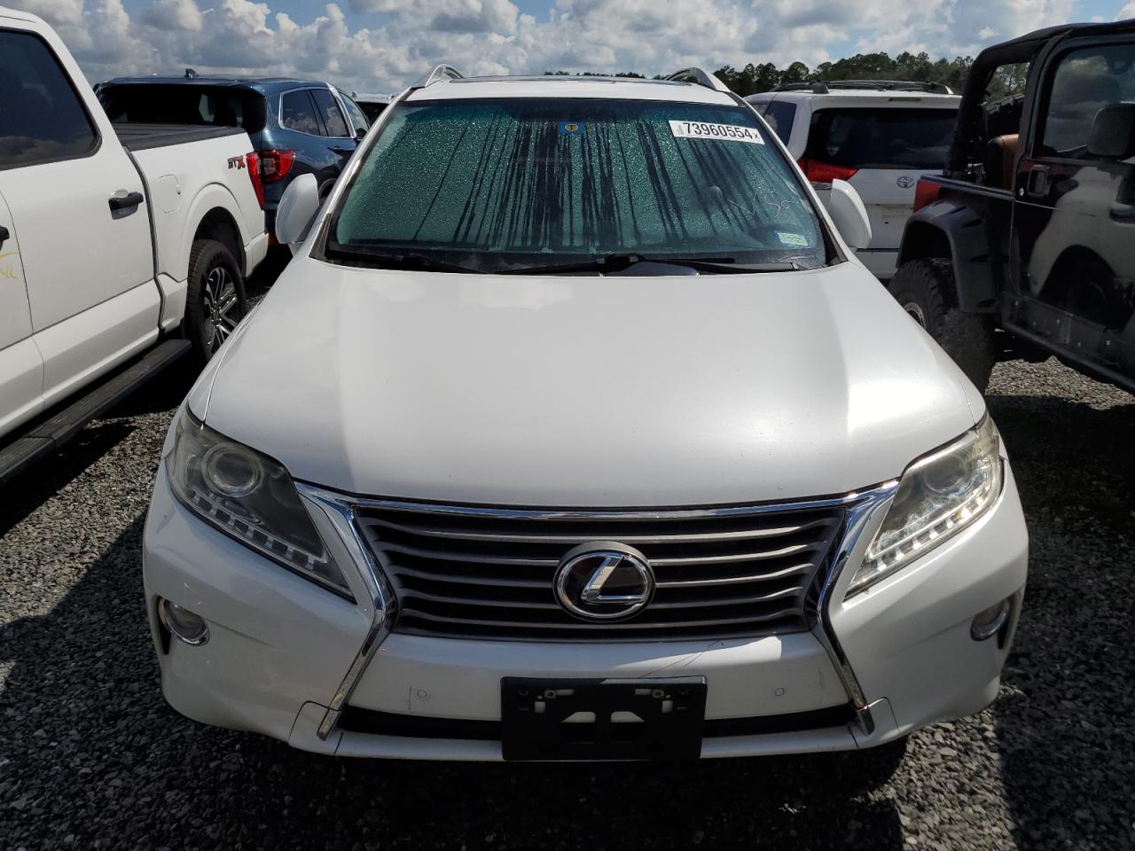 2014 Lexus RX VIN 2T2ZK1BA4EC137206 Copart auction photo, water/flood damage thumbnail 5