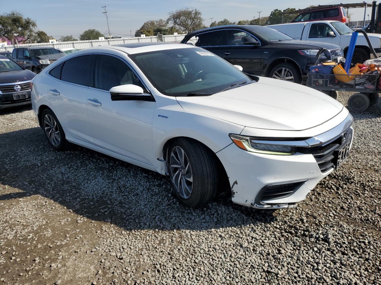2019 Honda Insight VIN 19XZE4F97KE007768 Copart auction photo, undercarriage damage thumbnail 4