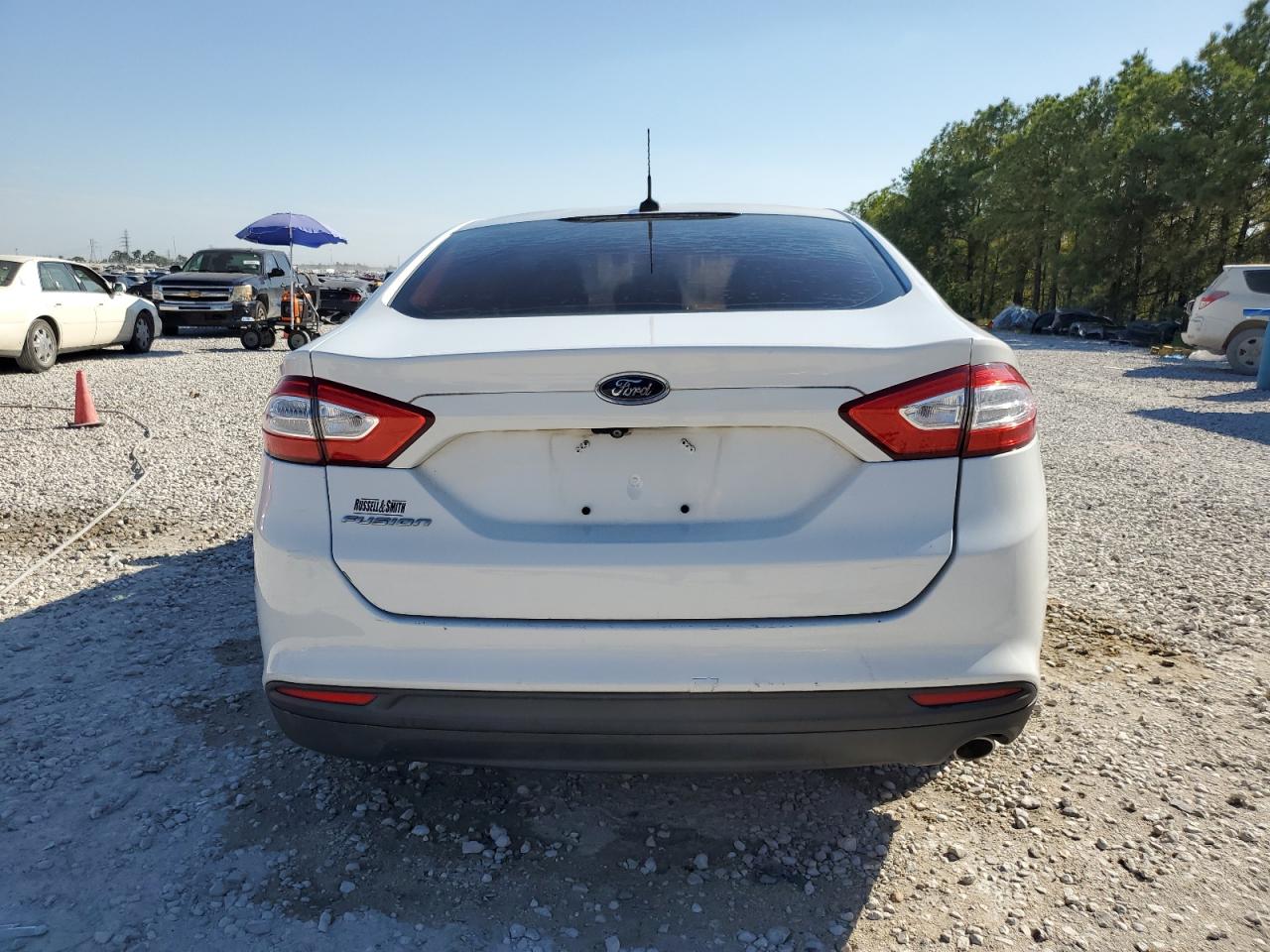 2015 Ford Fusion VIN 3FA6P0G76FR193455 Copart auction photo, front end damage thumbnail 6
