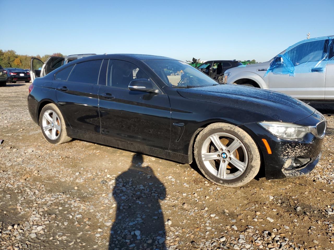 2015 BMW 4er VIN WBA4A5C51FG052544 Copart auction photo, side damage thumbnail 4