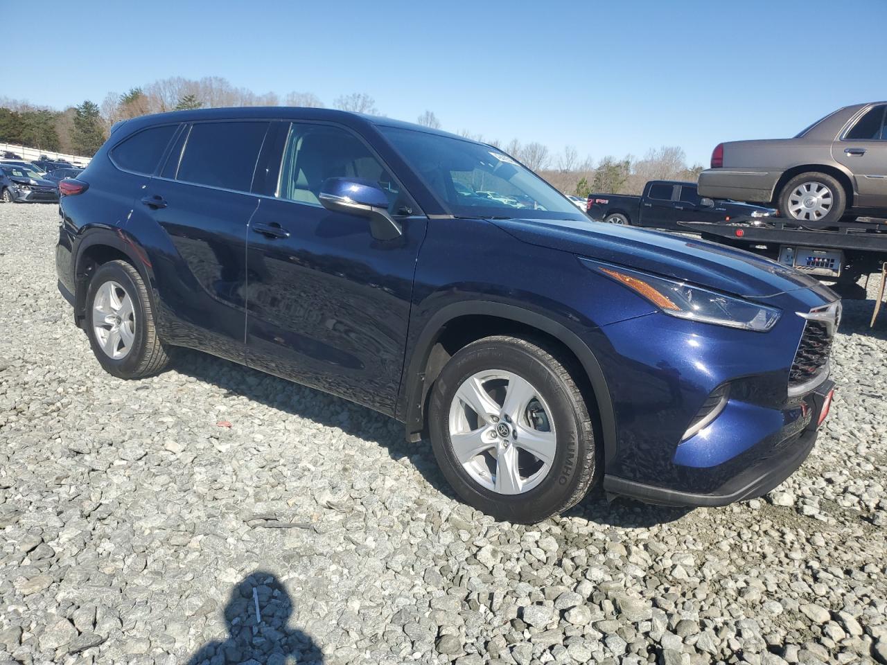 2021 Toyota Highlander VIN 5TDCZRBH8MS540791 Copart auction photo, rear end / minor dent/scratches damage thumbnail 4