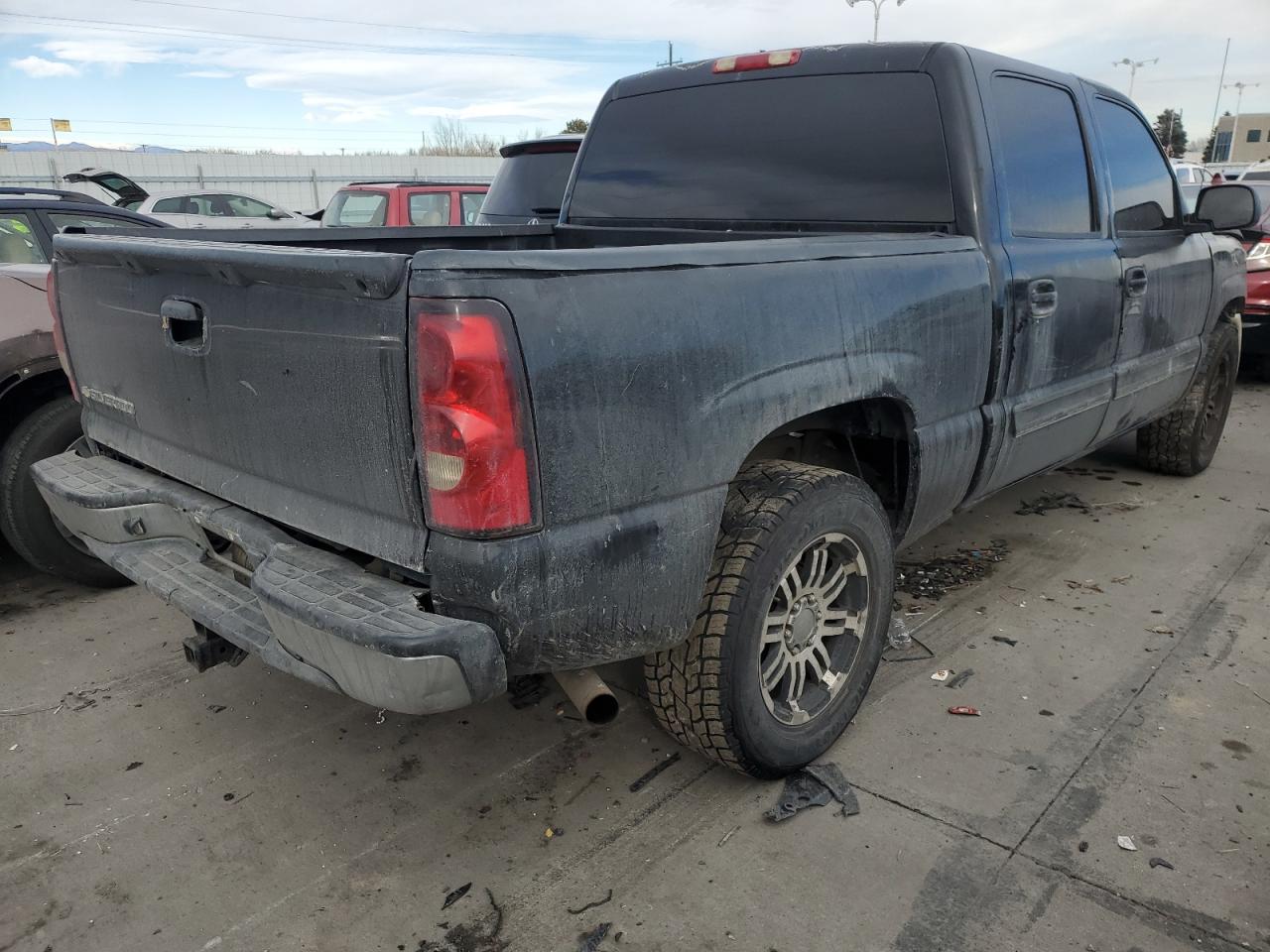 2006 Chevrolet Silverado VIN 2GCEK13N461184918 Copart auction photo, front end / mechanical damage thumbnail 3