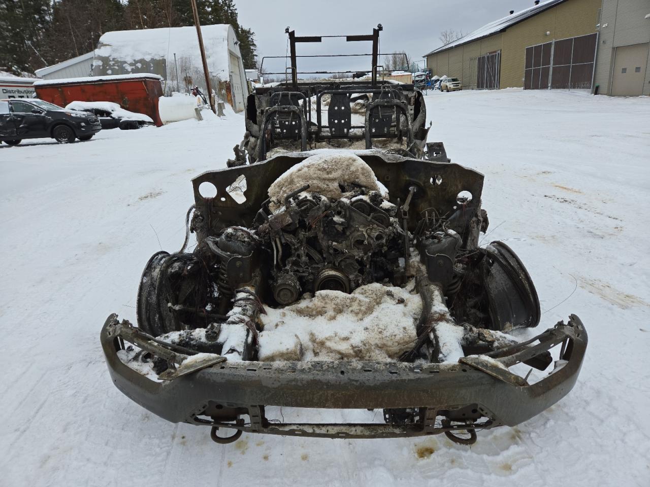 2023 Ford F-150 VIN 1FTFW1E8XPFC44517 Copart auction photo, burn damage thumbnail 5