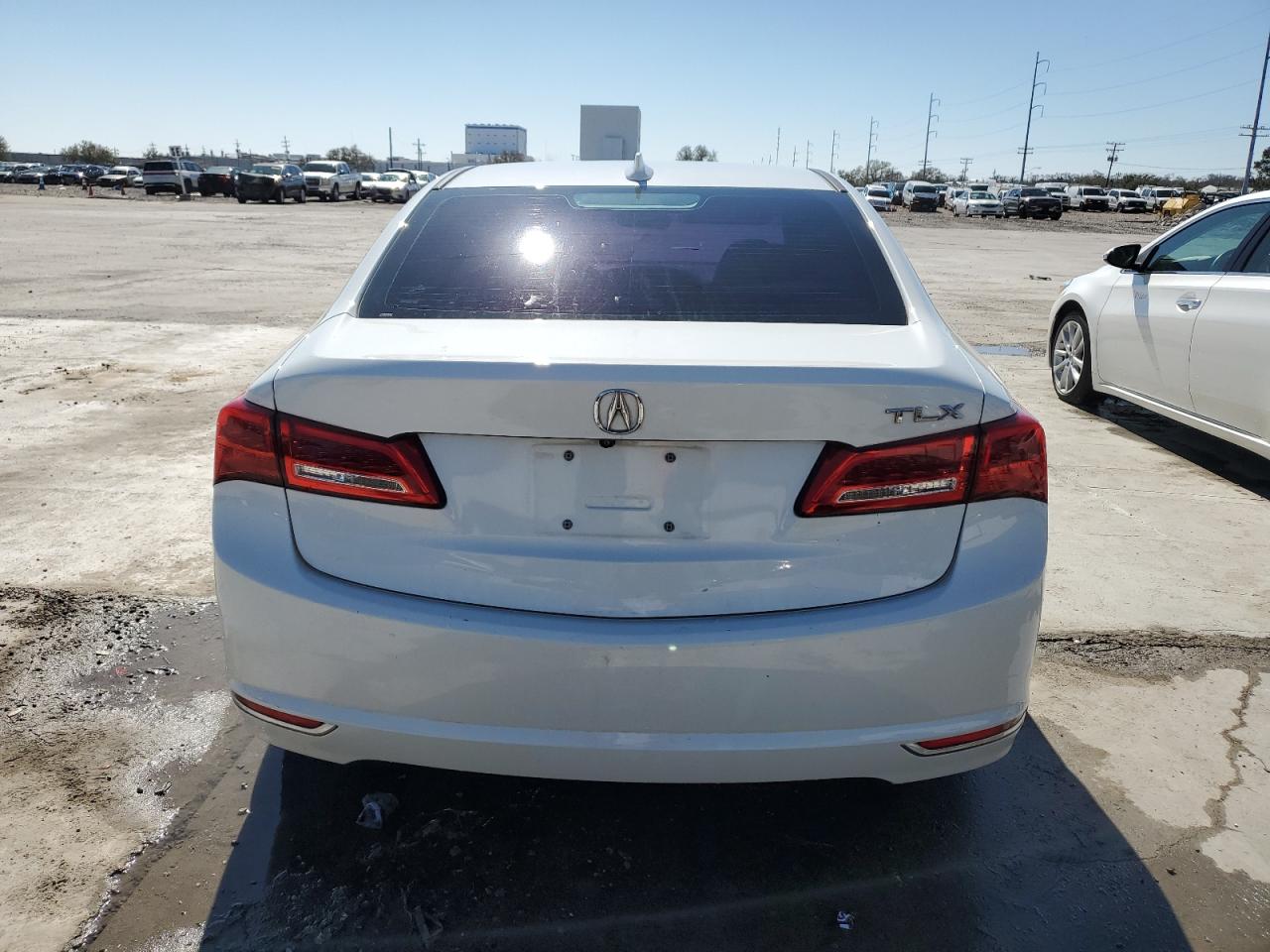 2018 Acura TLX VIN 19UUB1F50JA004521 Copart auction photo, front end / all over damage thumbnail 6