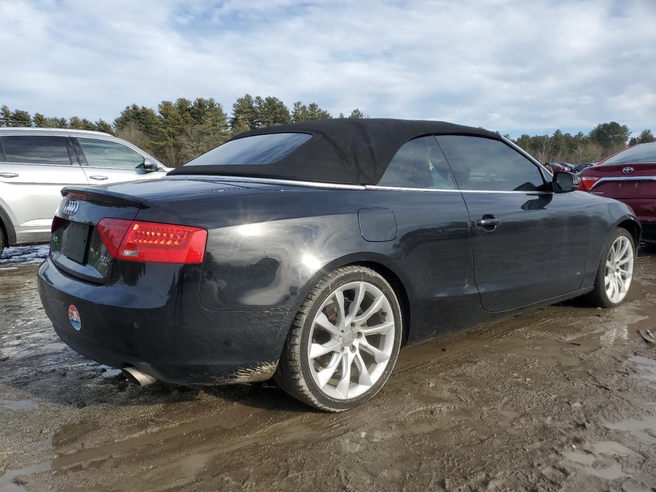 2013 Audi A5 VIN WAULFAFH9DN007761 Copart auction photo, front end / minor dent/scratches damage thumbnail 3