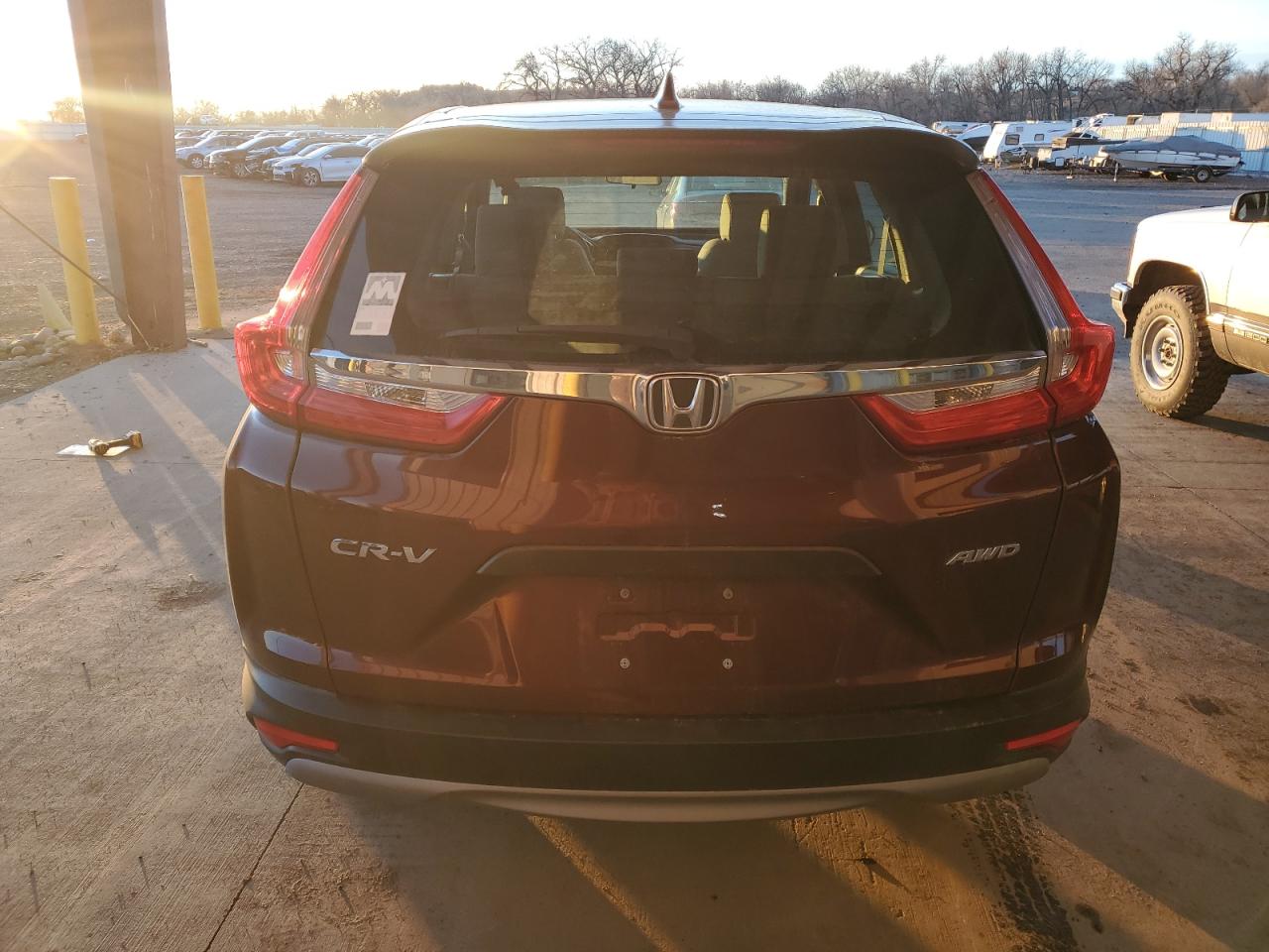 2018 Honda CR-V VIN 2HKRW6H3XJH213727 Copart auction photo, side damage thumbnail 6