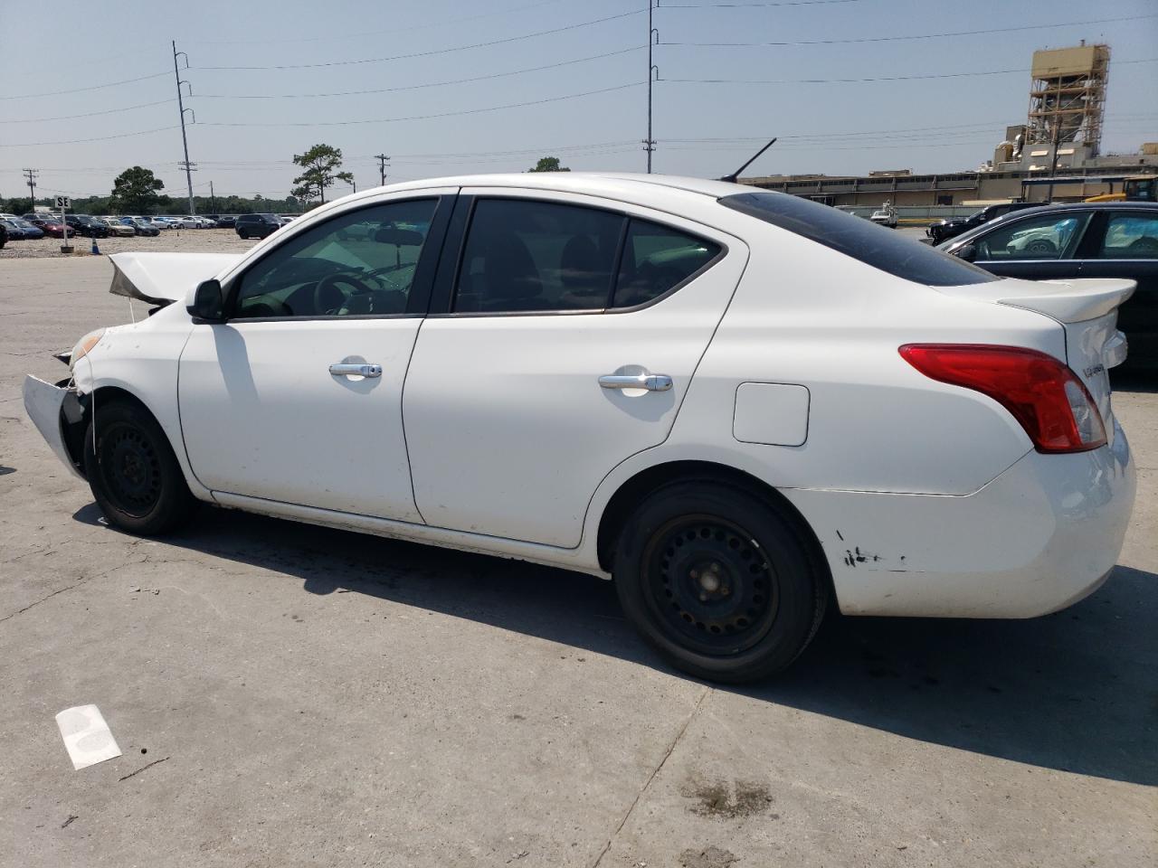 2014 Nissan Versa VIN 3N1CN7AP8EL840866 Copart auction photo, all over / front end damage thumbnail 2