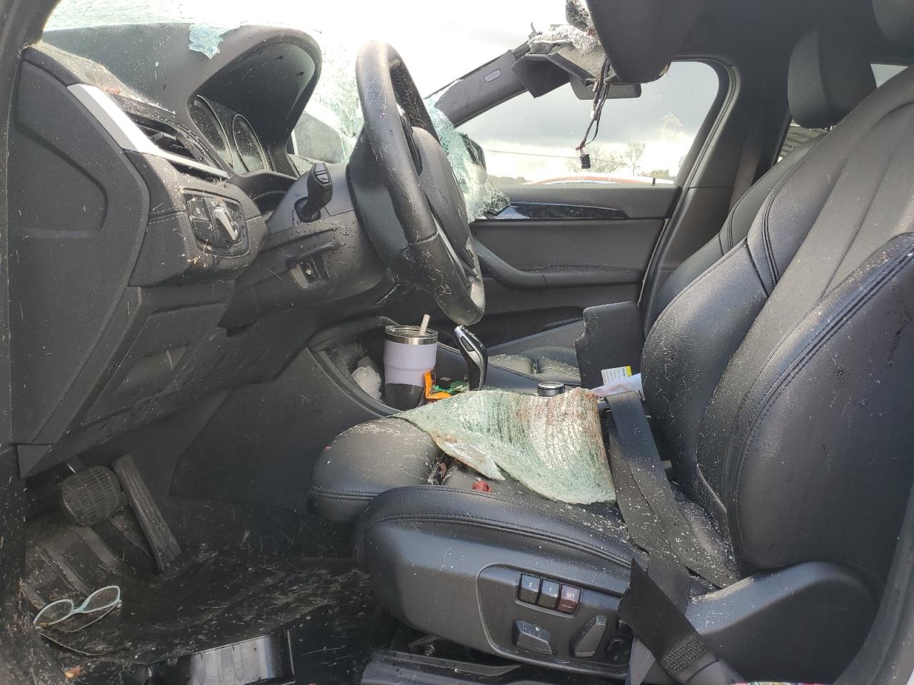 2022 BMW X2 VIN WBXYH9C0XN5U53700 Copart auction photo, front end / top/roof damage thumbnail 7