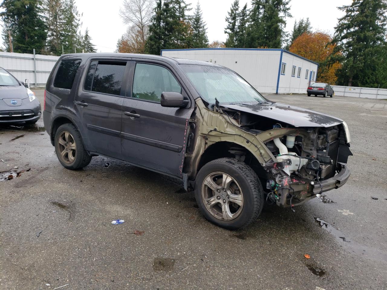 2012 Honda Pilot VIN 5FNYF4H52CB048601 Copart auction photo, front end damage thumbnail 4