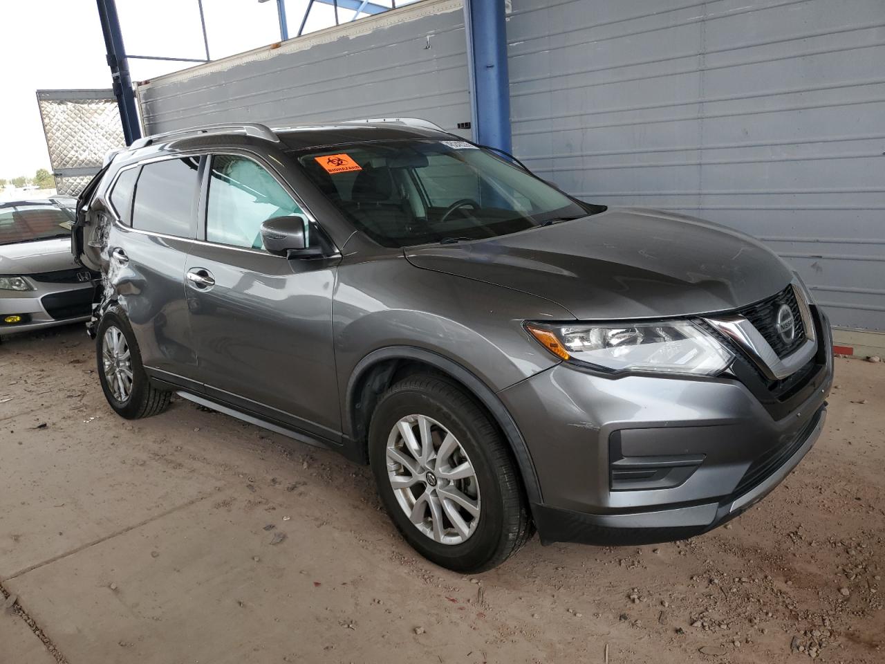 2018 Nissan Rogue VIN KNMAT2MV9JP542039 Copart auction photo, rear end / side damage thumbnail 4