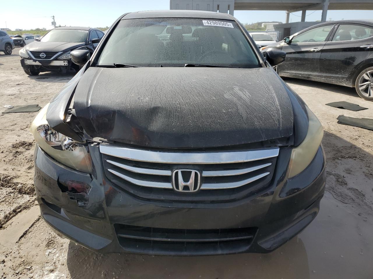 2011 Honda Accord VIN 1HGCP3F80BA012249 Copart auction photo, rear end / frame damage damage thumbnail 5
