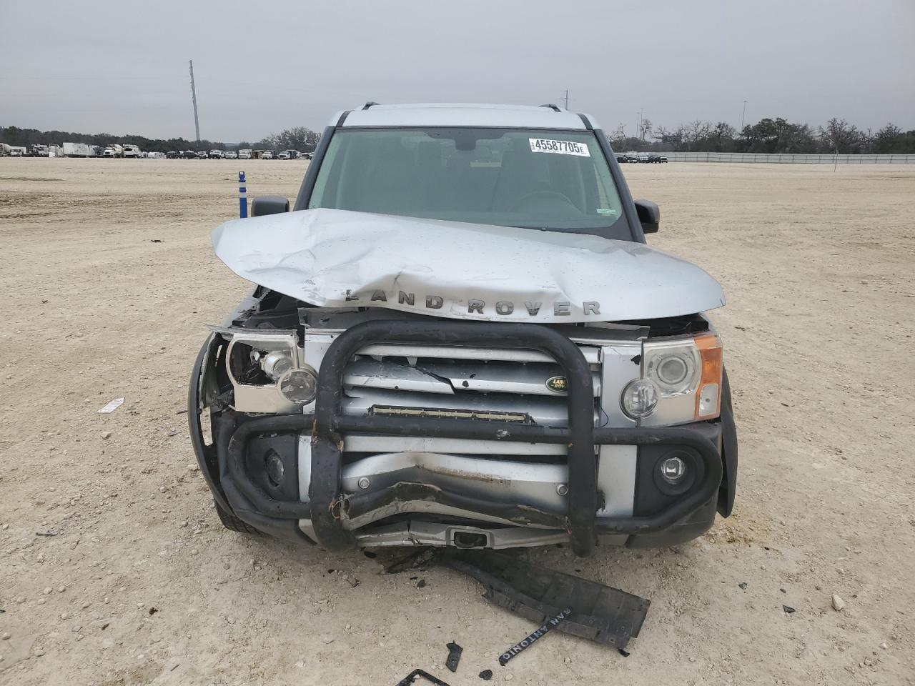 2008 Land Rover LR3 VIN SALAE25408A482268 Copart auction photo, front end / side damage thumbnail 5