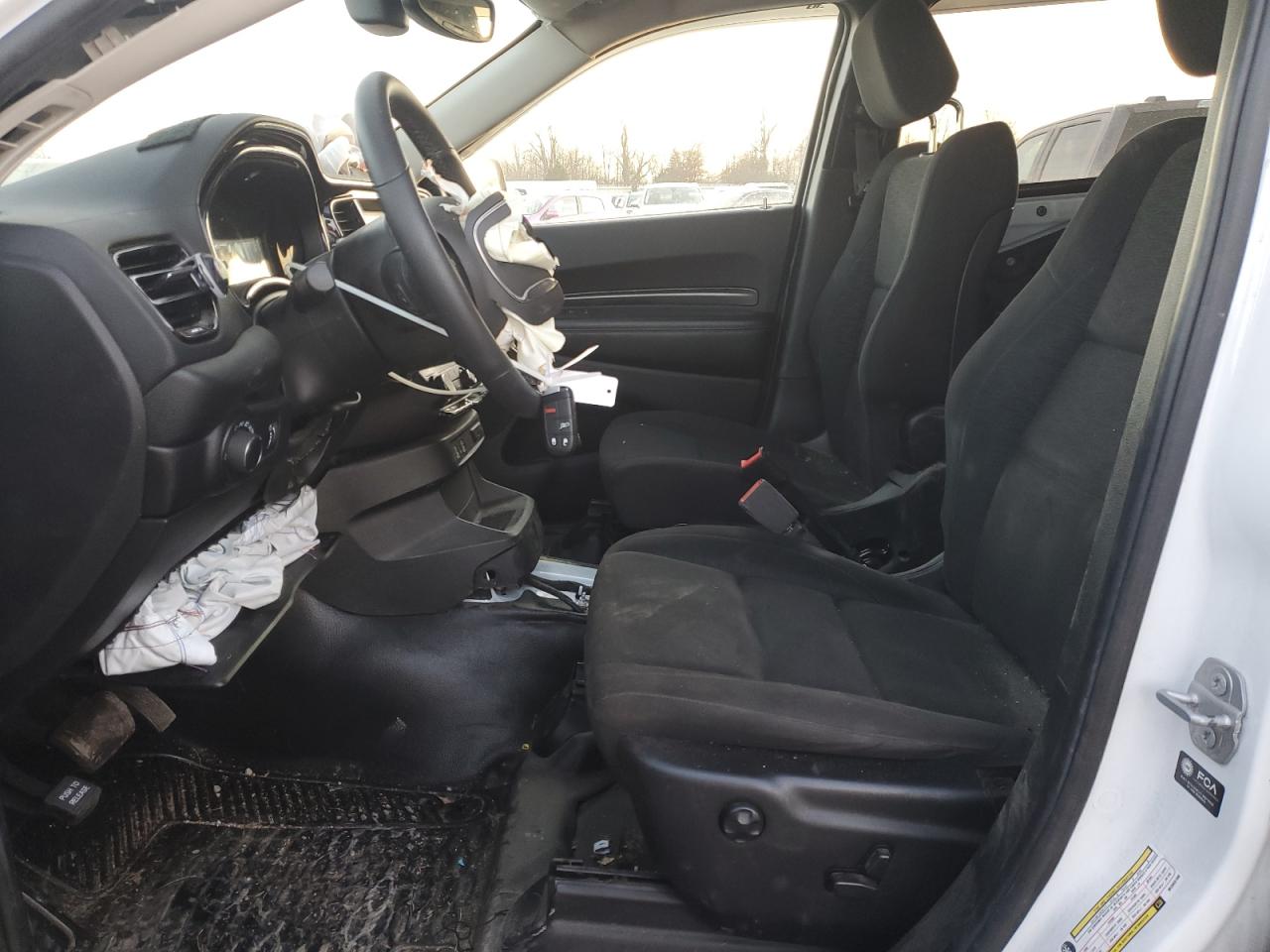 2021 Dodge Durango VIN 1C4SDJFT9MC663186 Copart auction photo, front end / side damage thumbnail 7