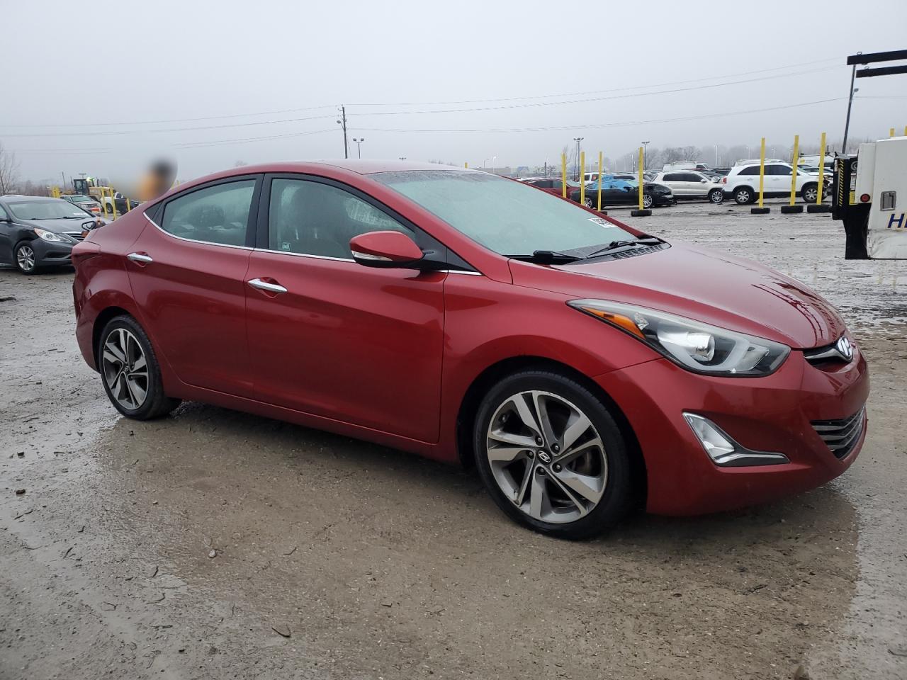 2015 Hyundai Elantra VIN 5NPDH4AE1FH557202 Copart auction photo, mechanical damage thumbnail 4