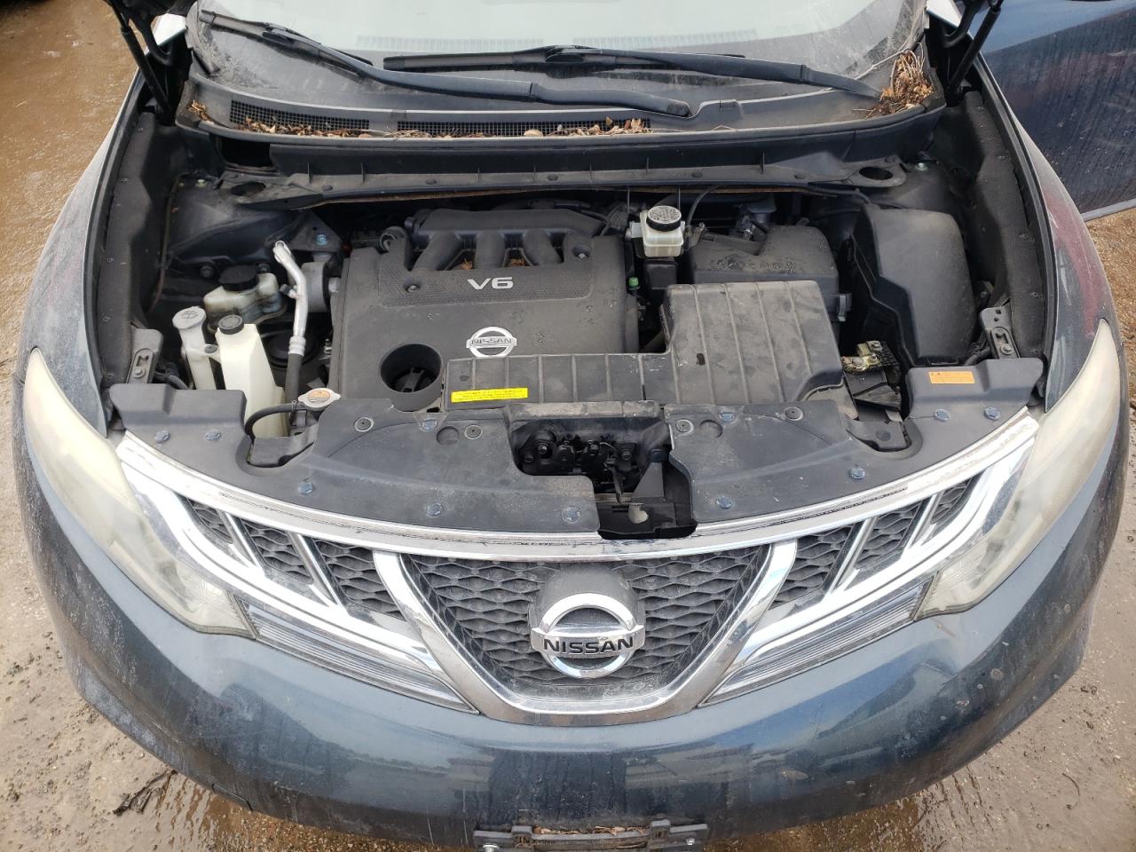 2011 Nissan Murano VIN JN8AZ1MW7BW172870 Copart auction photo, side damage thumbnail 11