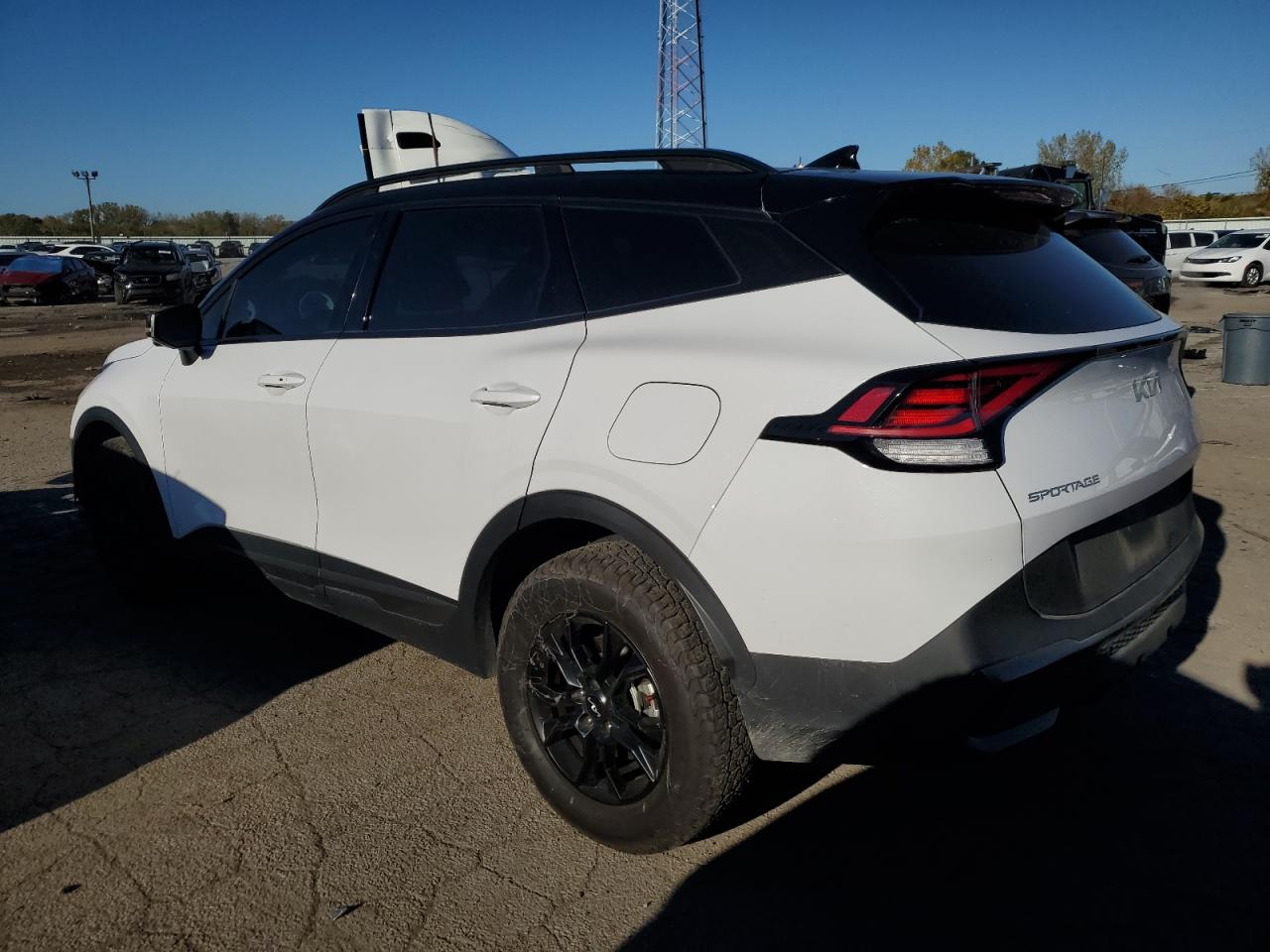 2023 KIA Sportage VIN 5XYK7CAF6PG099503 Copart auction photo, side / rear end damage thumbnail 2