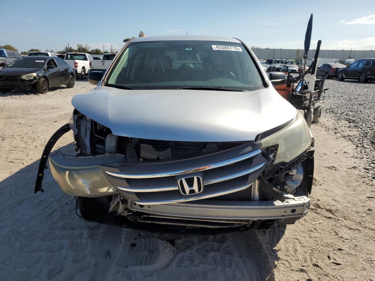 2014 Honda CR-V VIN 2HKRM3H36EH546033 Copart auction photo, front end damage thumbnail 5