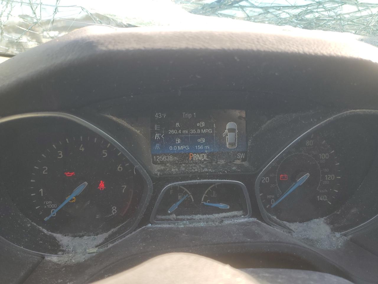 2018 Ford Focus VIN 1FADP3K27JL214440 Copart auction photo, top/roof damage thumbnail 9