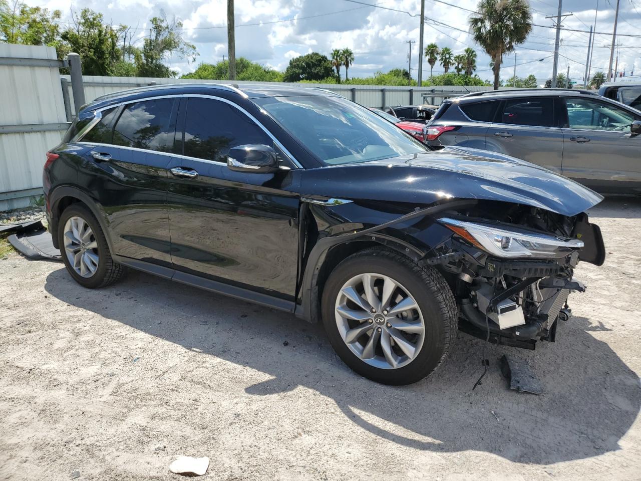 2020 Infiniti QX50 VIN 3PCAJ5M12LF110071 Copart auction photo, front end damage thumbnail 4