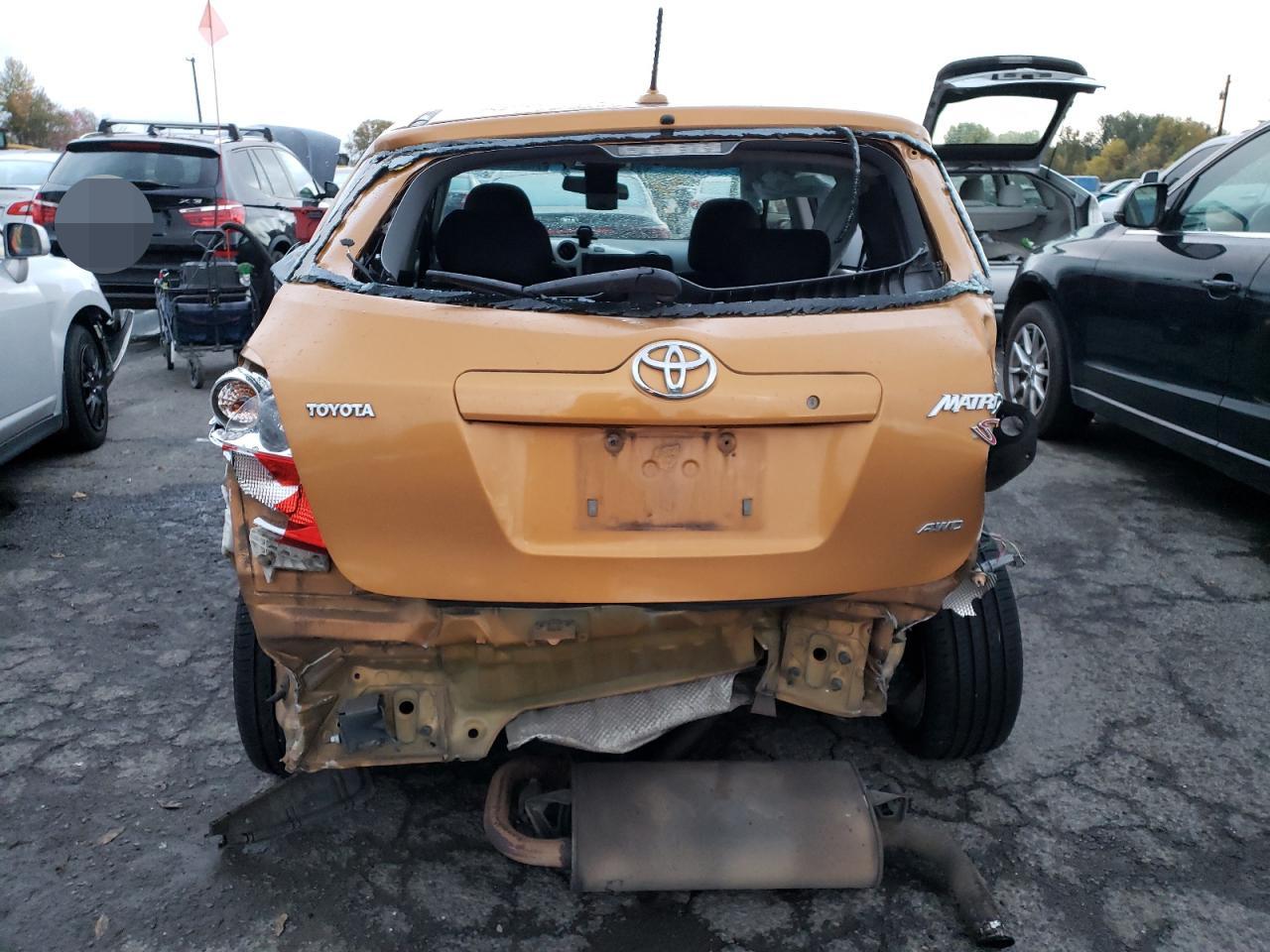 2010 Toyota Corolla VIN 2T1LE4EEXAC012822 Copart auction photo, all over damage thumbnail 6