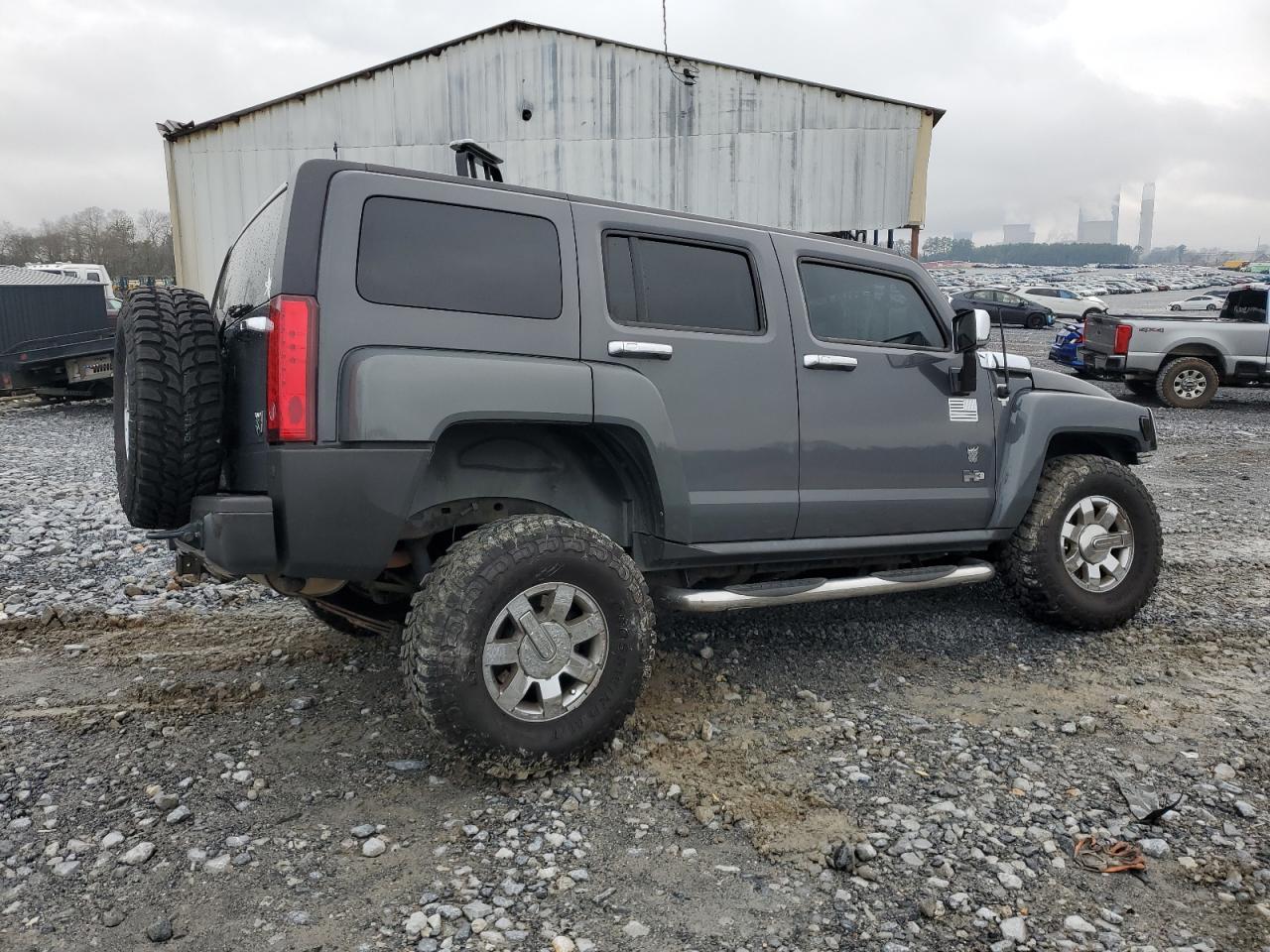 2008 Hummer H3 VIN 5GTEN13E188128872 Copart auction photo, front end damage thumbnail 3