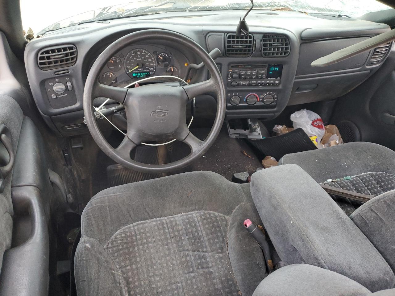 2000 Chevrolet S-10 Pickup VIN 1GCCS1458YK287851 Copart auction photo, rollover damage thumbnail 8