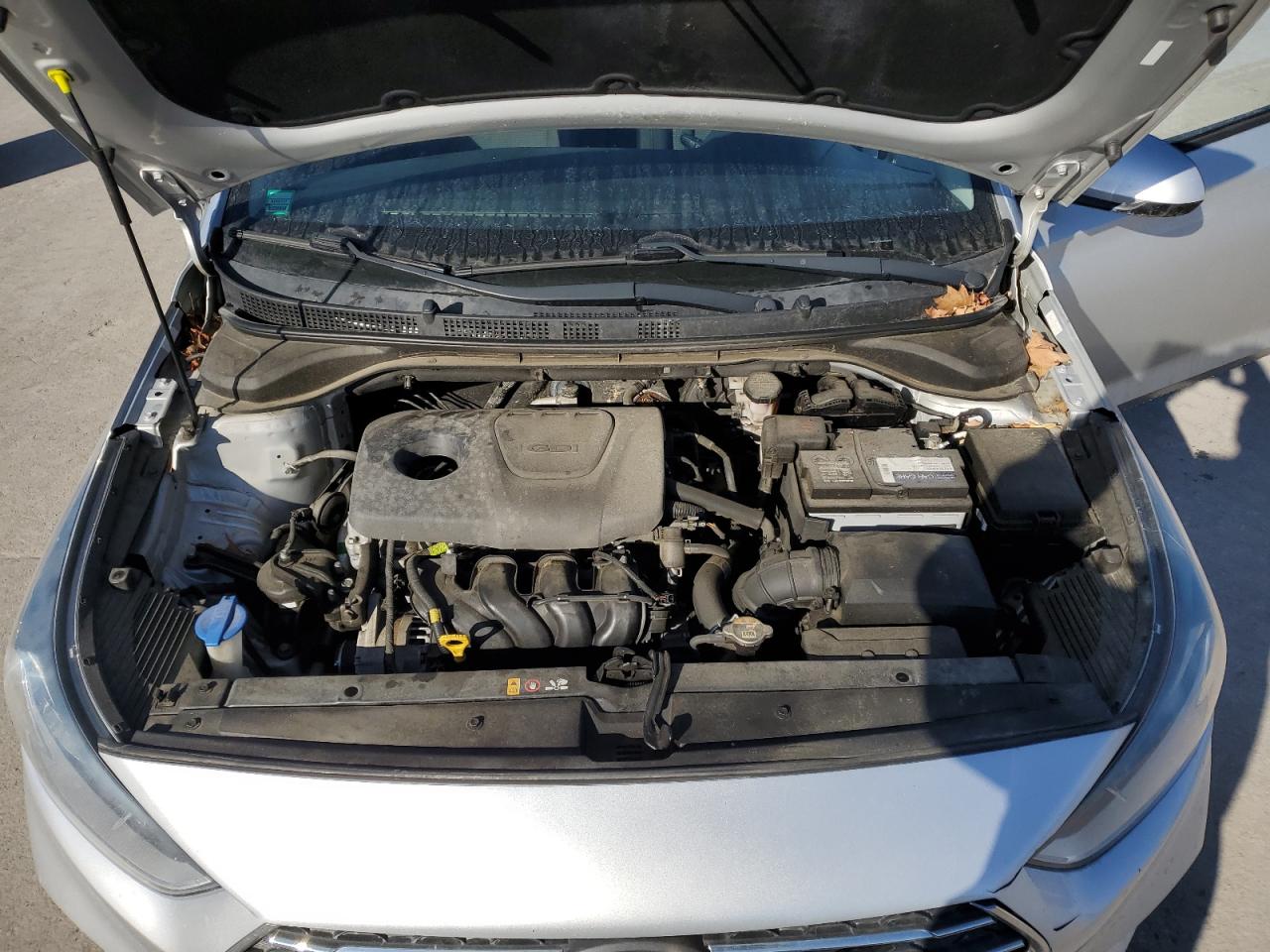 2019 Hyundai Accent VIN 3KPC24A37KE056616 Copart auction photo, front end damage thumbnail 11