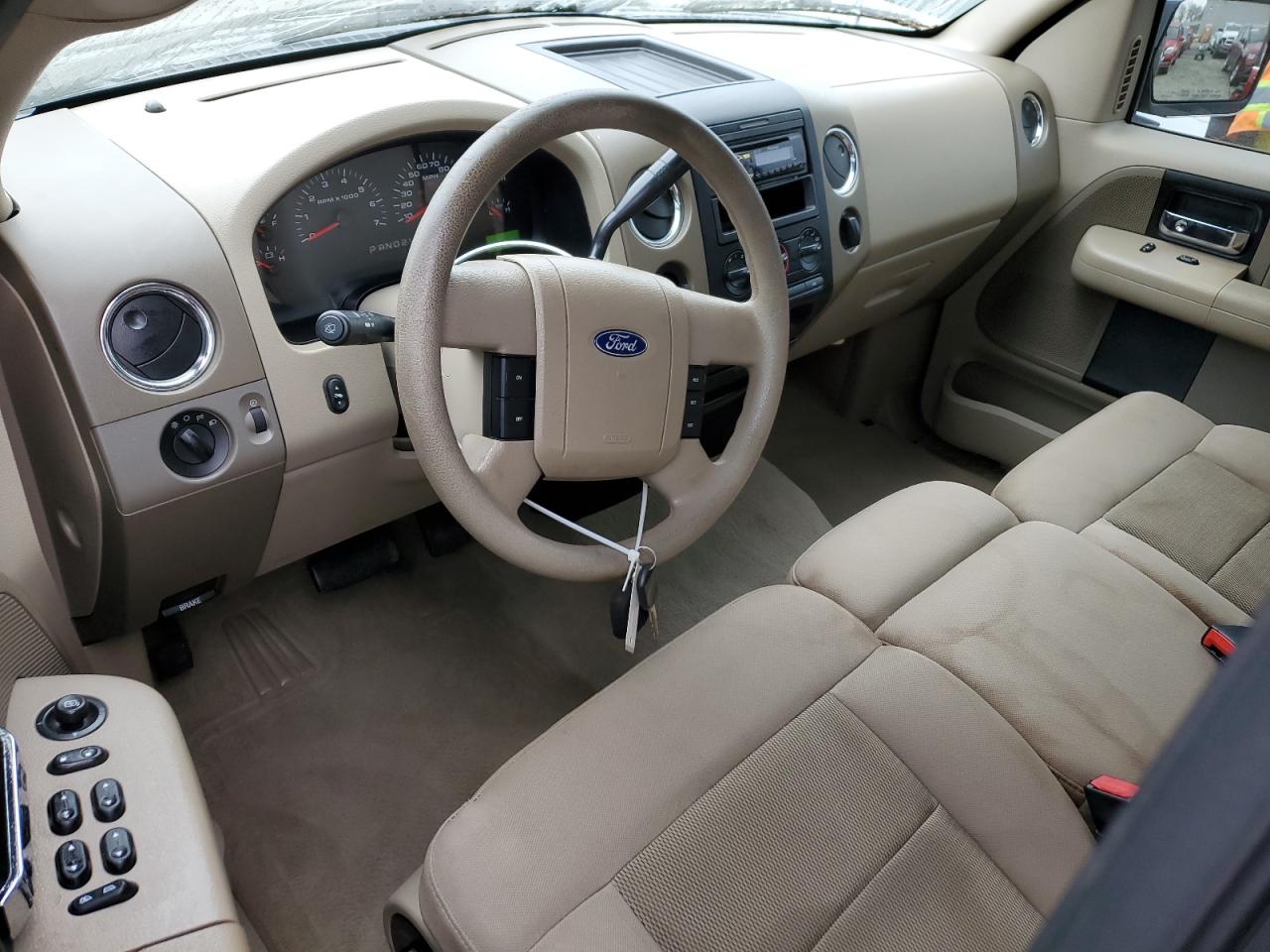 2005 Ford F-150 VIN 1FTPW12575FA77089 Copart auction photo, top/roof / side damage thumbnail 8