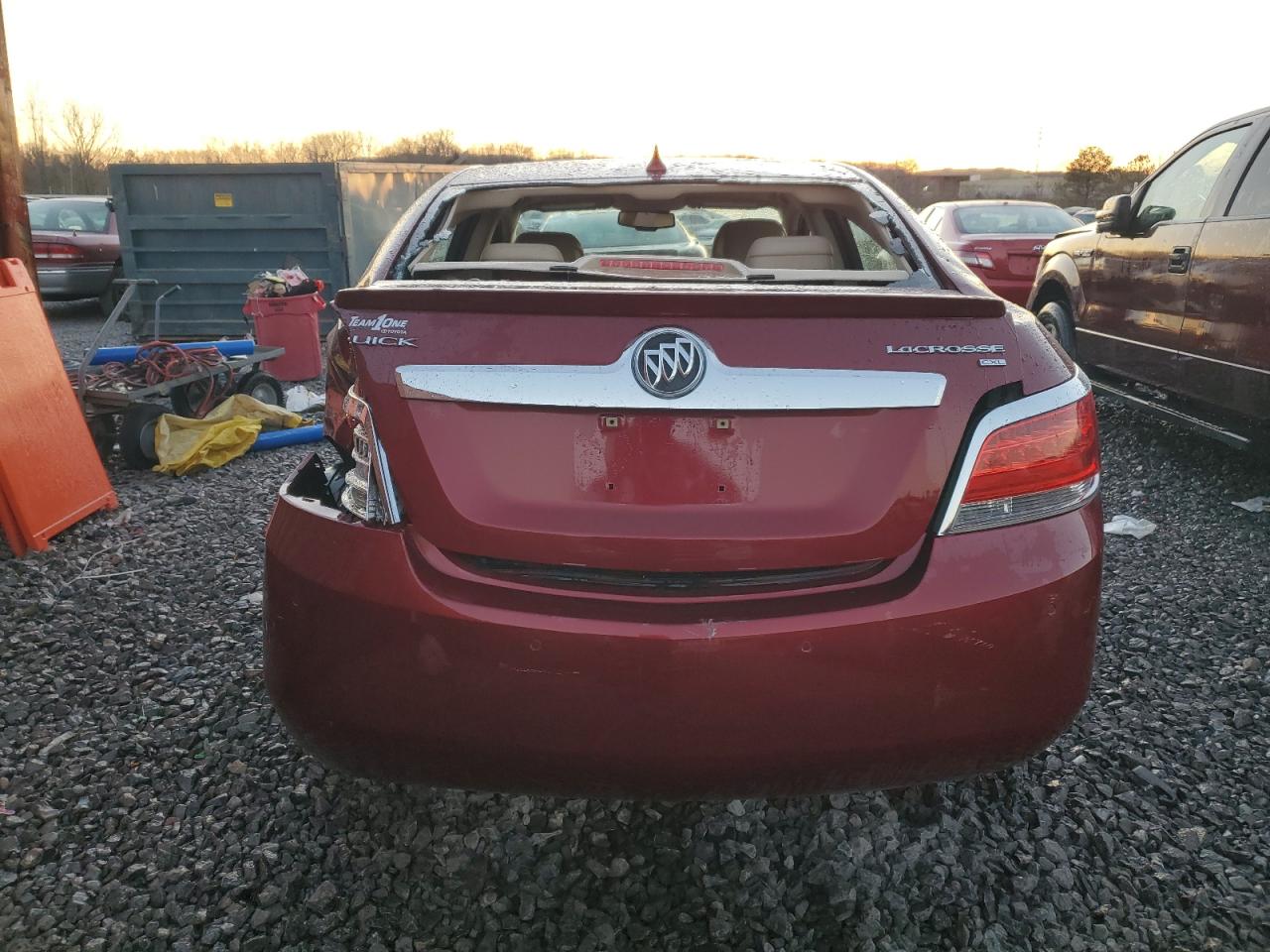 2011 Buick LaCrosse VIN 1G4GC5EC2BF162620 Copart auction photo, rear end damage thumbnail 6
