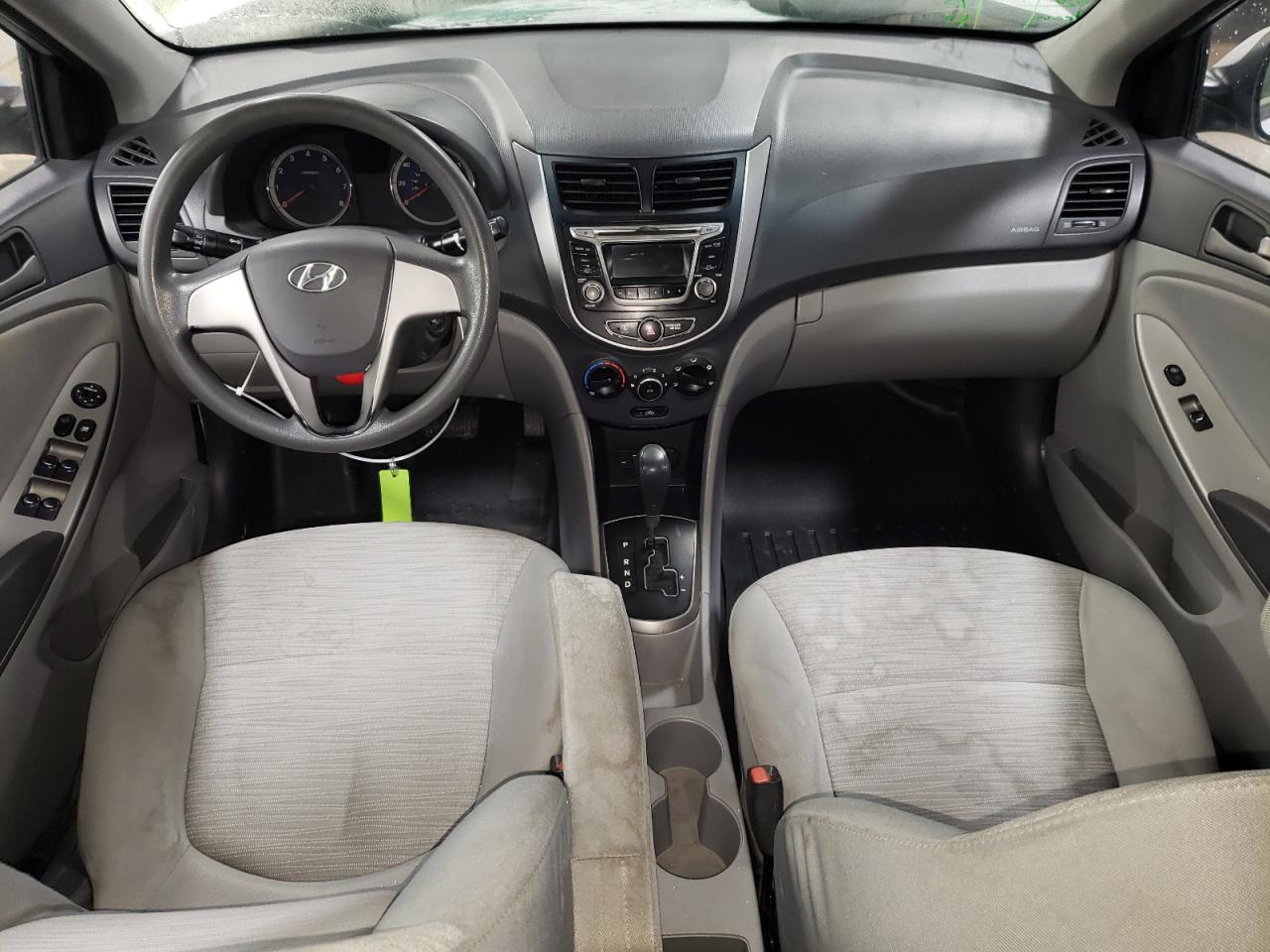 2015 Hyundai Accent VIN KMHCT4AE0FU886078 Copart auction photo, front end damage thumbnail 8