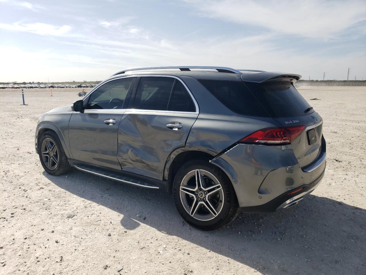 2022 Mercedes-Benz GLE VIN 4JGFB4KB5NA601914 Copart auction photo, side / rear end damage thumbnail 2