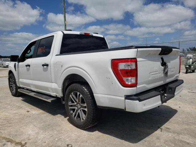 2021 Ford F-150 VIN 1FTEW1CP7MFB24627 Copart auction photo, water/flood / rear end damage thumbnail 2
