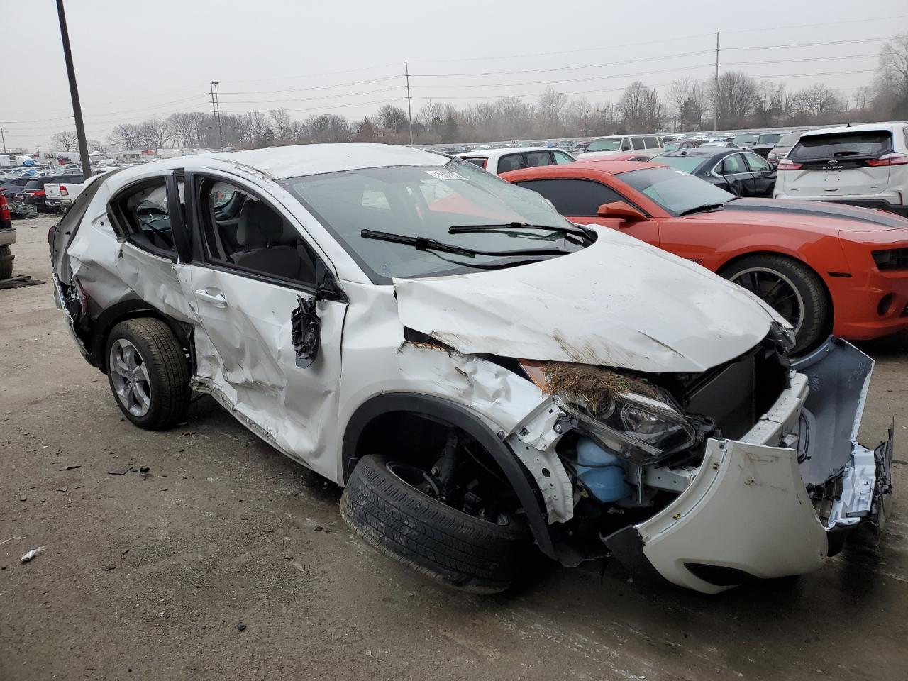 2022 Honda HR-V VIN 3CZRU6H32NM723635 Copart auction photo, all over damage thumbnail 4
