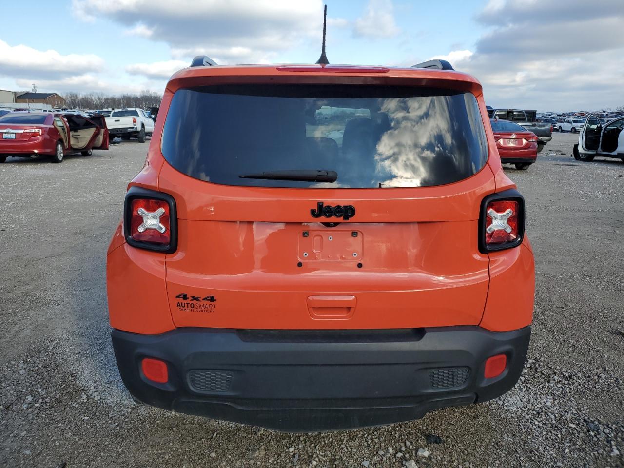 2018 Jeep Renegade VIN ZACCJBAB6JPH72052 Copart auction photo, front end damage thumbnail 6