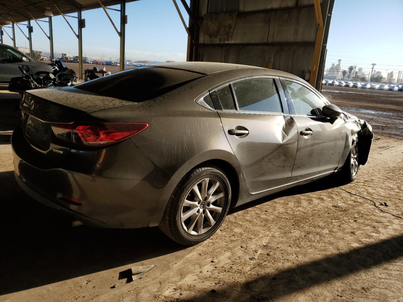 2016 Mazda 6 VIN JM1GJ1U50G1426461 Copart auction photo, front end / side damage thumbnail 3